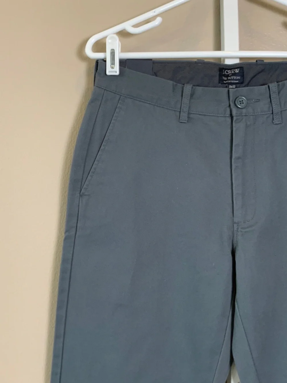 J. Crew Sutton Straight Fit Broken-in Chino Khaki Pants